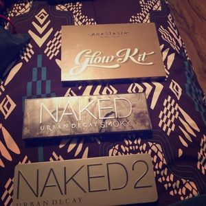 Authentic make up pallets; urban decay, ABH